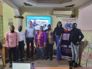 Visite du Chargé de Programme de NED au Bureau de RECIC à Kinshasa